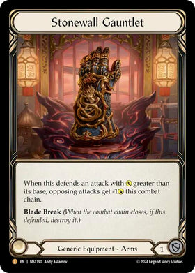 Stonewall Gauntlet [MST190] [Part the Mistveil] Cold Foil
