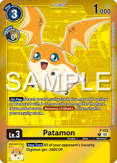 Patamon - P-122 (Digimon Adventure Box 2024) [P-122 P] [Digimon Promotion Cards] Foil