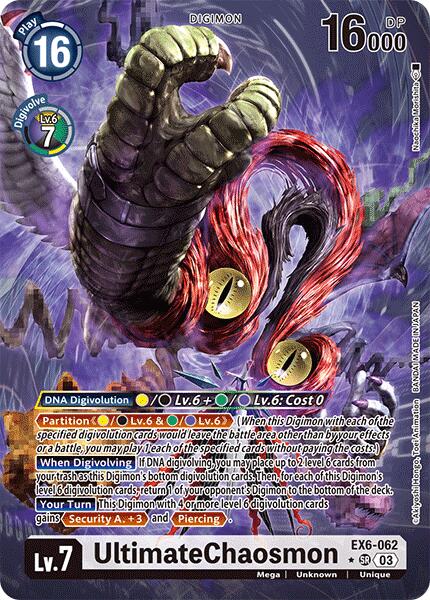 UltimateChaosmon (Alternate Art) [EX6-062 SR] [Infernal Ascension] Foil