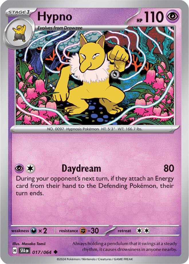 Hypno [017/064] - (Shrouded Fable) Reverse Holofoil