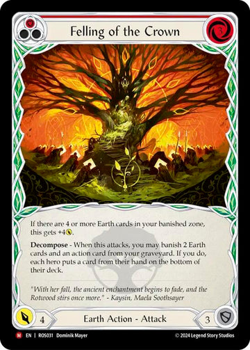 Felling of the Crown [ROS031] [Rosetta] Rainbow Foil