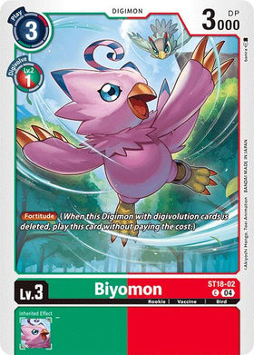 Biyomon [ST18-02 C] [Starter Deck 18: Guardian Vortex]