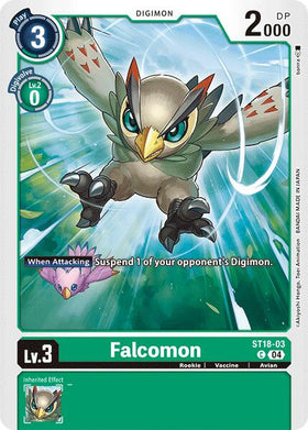 Falcomon [ST18-03 C] [Starter Deck 18: Guardian Vortex]