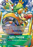 Agility Training (Starter Deck 19 Exclusive) [P-106 P] [Digimon Promotion Cards] Foil