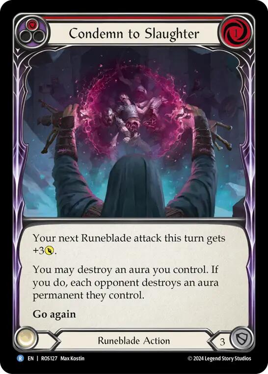 Condemn to Slaughter (Red) [ROS127] [Rosetta] Rainbow Foil