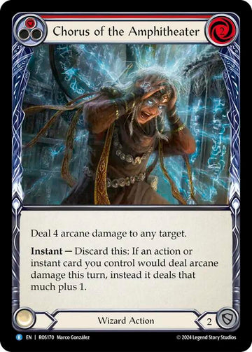 Chorus of the Amphitheater (Red) [ROS170] [Rosetta] Rainbow Foil