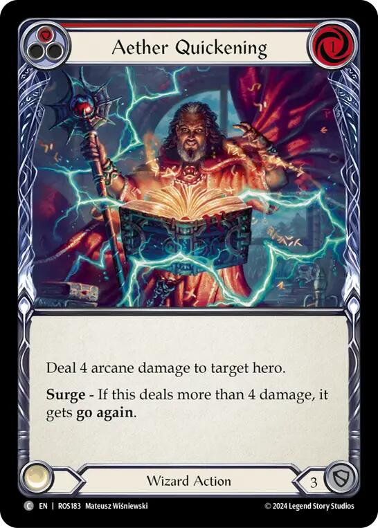 Aether Quickening (Red) [ROS183] [Rosetta]