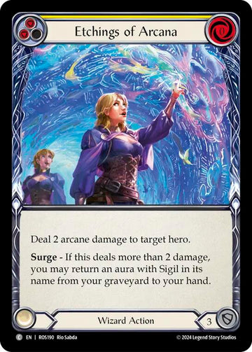 Etchings of Arcana (Yellow) [ROS190] [Rosetta]