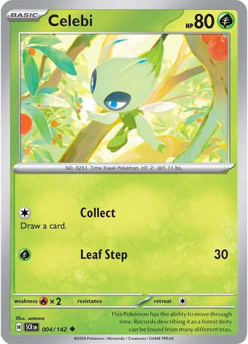 Celebi [004/142] - (Stellar Crown) Reverse Holofoil