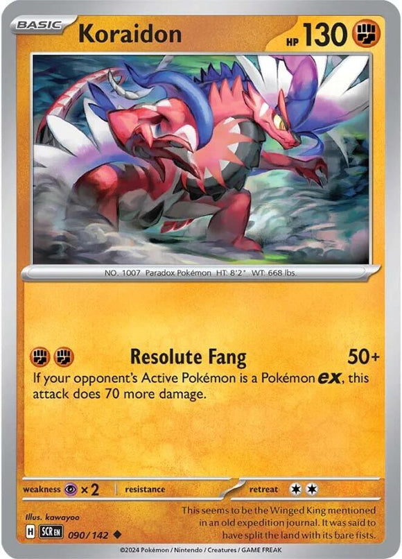 Koraidon [090/142] - (Stellar Crown) Reverse Holofoil