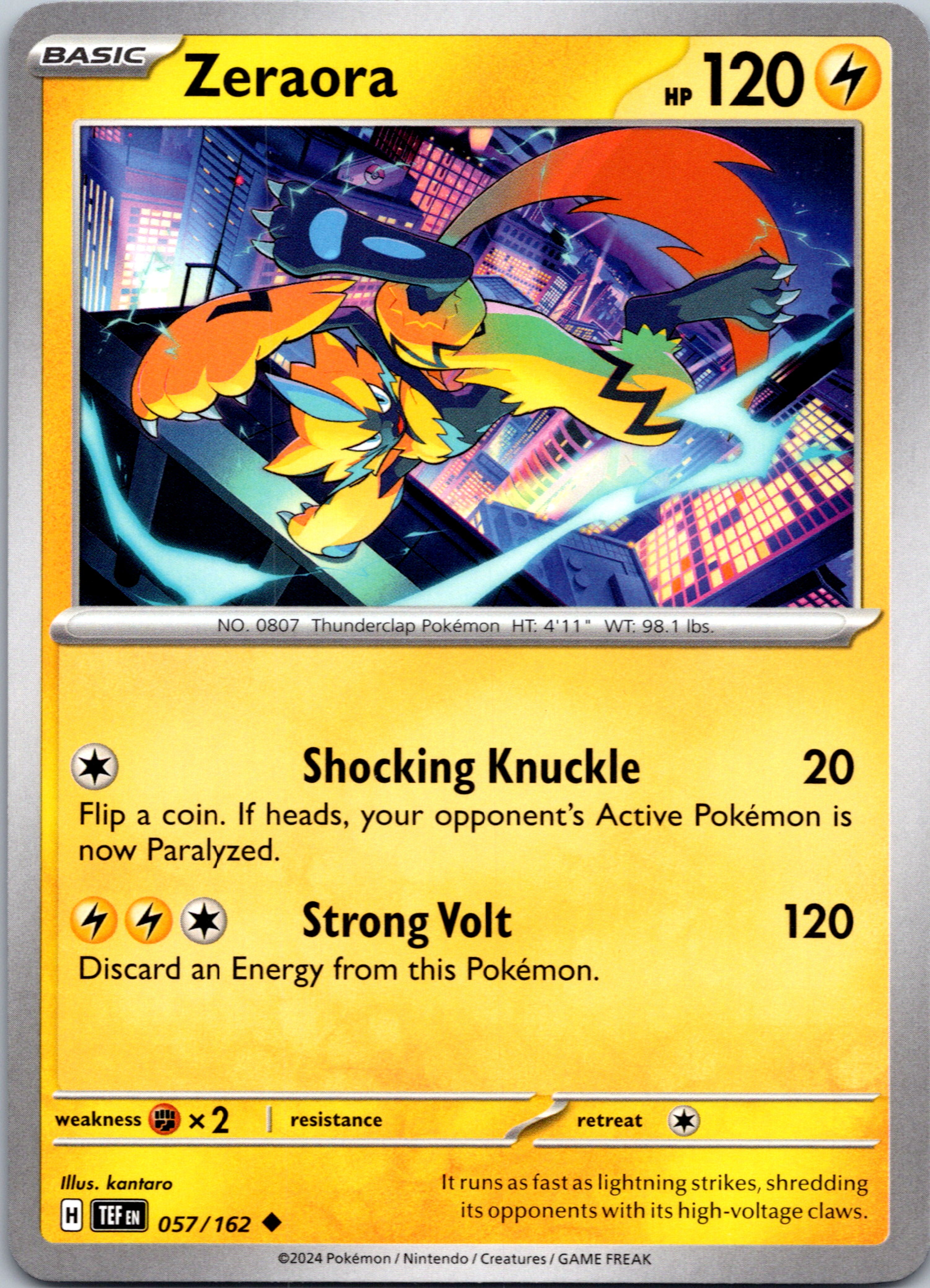 Zeraora [057/162] - (Temporal Forces)