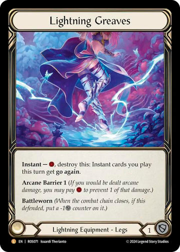 Lightning Greaves [ROS071] [Rosetta] Rainbow Foil