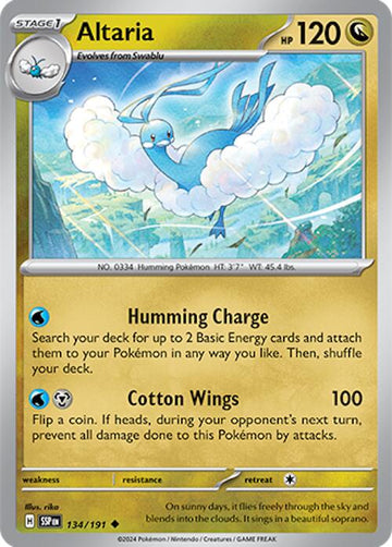 Altaria [134/191] - (Surging Sparks) Reverse Holofoil