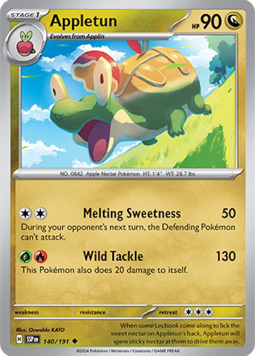 Appletun [140/191] - (Surging Sparks) Reverse Holofoil