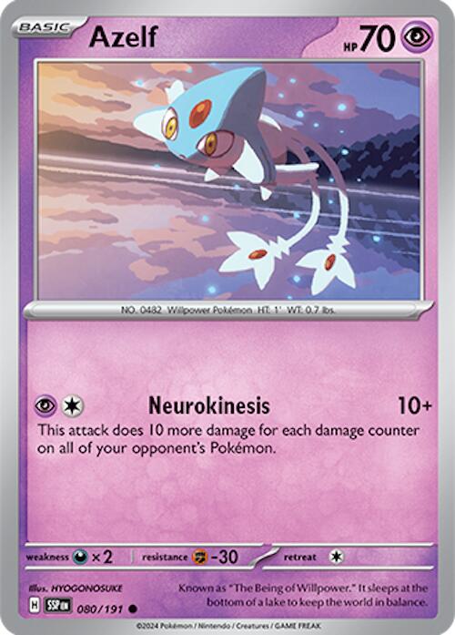 Azelf [080/191] - (Surging Sparks) Reverse Holofoil