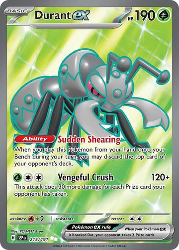 Durant ex [215/191] - (Surging Sparks) Holofoil