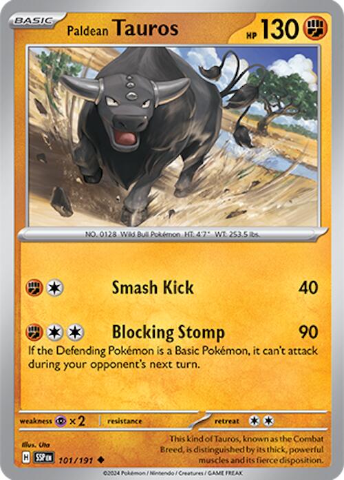 Paldean Tauros [101/191] - (Surging Sparks)