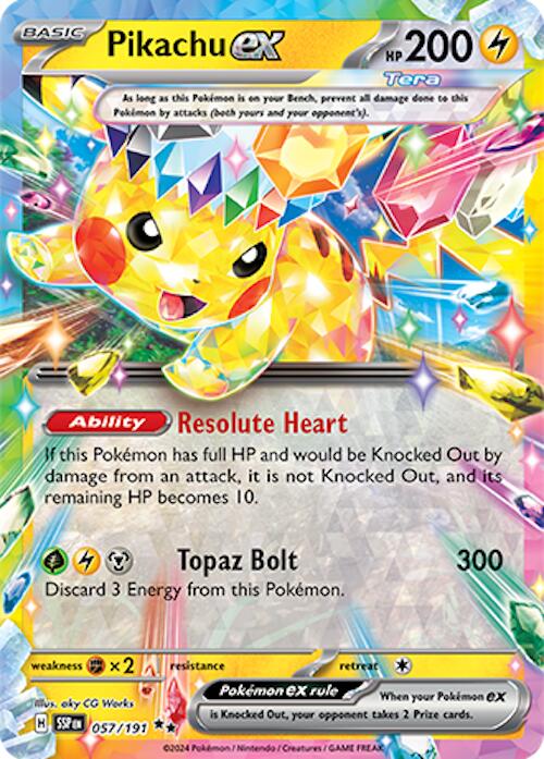 Pikachu ex [057/191] - (Surging Sparks) Holofoil