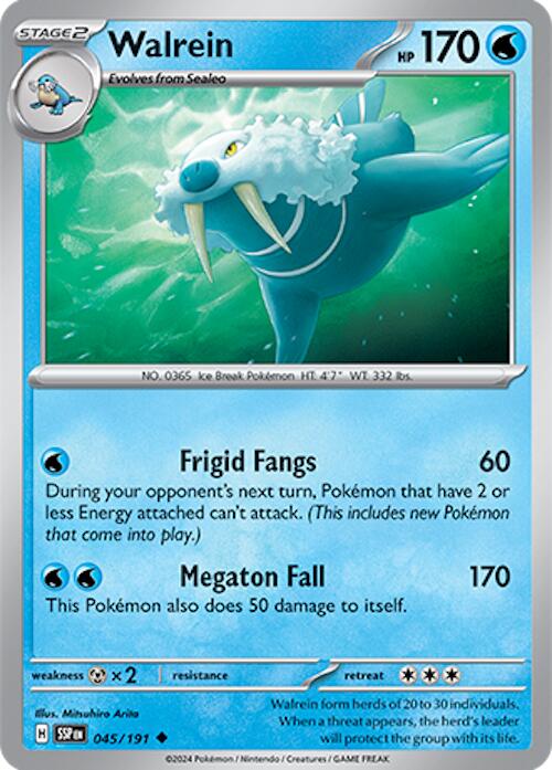 Walrein [045/191] - (Surging Sparks) Reverse Holofoil