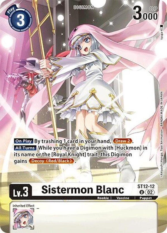 Sistermon Blanc (Alternate Art) [ST12-12 U] [Special Limited Set] Foil