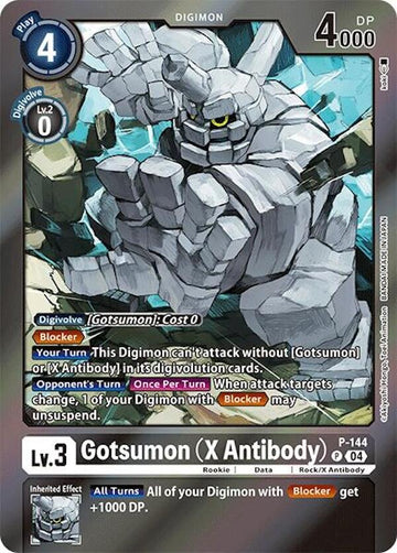 Gotsumon (X Antibody) (Reprint) [P-144 P] [Special Limited Set] Foil