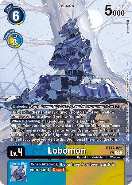 Lobomon (Legend Pack 2024 Box Topper) [BT17-022 C] [Chain of Liberation] Foil