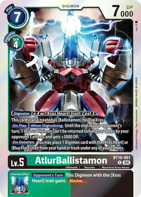 AtlurBallistamon [BT19-051 R] [Release Special Booster 2.5] Foil