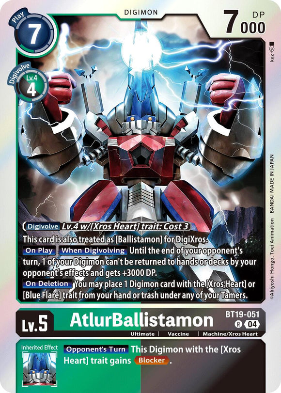 AtlurBallistamon [BT19-051 R] [Release Special Booster 2.5] Foil