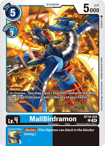 MailBirdramon [BT19-022 C] [Release Special Booster 2.5]