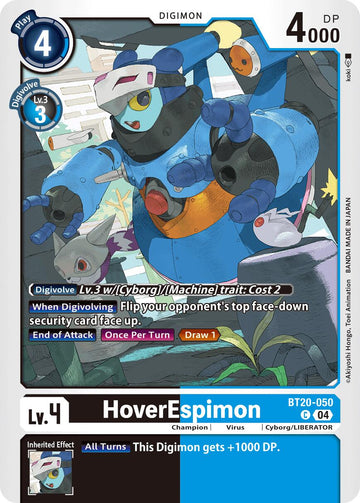 HoverEspimon [BT20-050 C] [Release Special Booster 2.5]