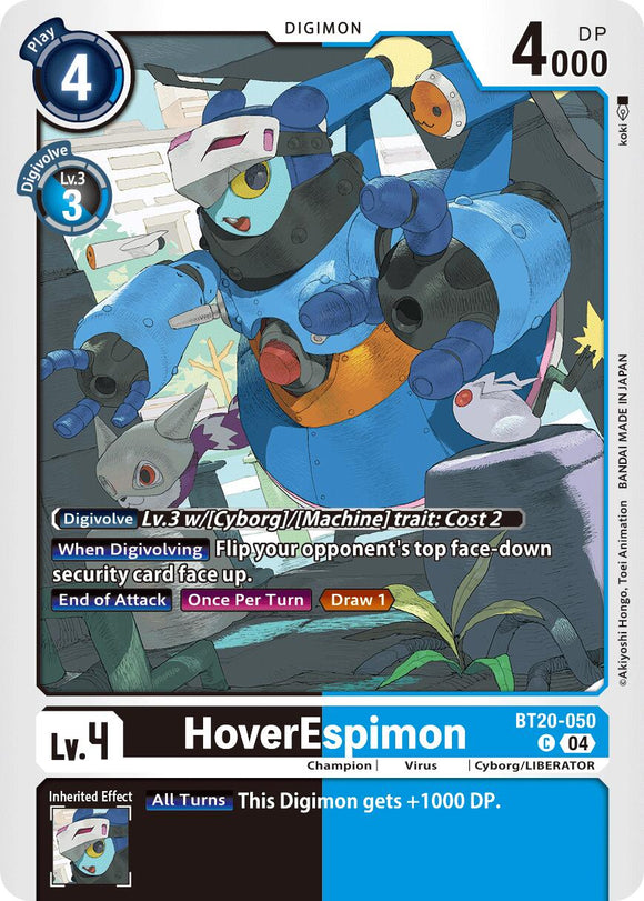HoverEspimon [BT20-050 C] [Release Special Booster 2.5]