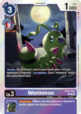 Wormmon [BT20-065 R] [Release Special Booster 2.5] Foil