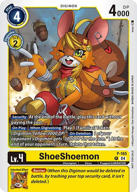 ShoeShoemon (Store Tournament 2025 Vol.1 Participation Pack) [P-165 P] [Digimon Promotion Cards]