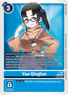 Yao Qinglan (Store Tournament 2025 Vol.1 Participation Pack) [P-168 P] [Digimon Promotion Cards]