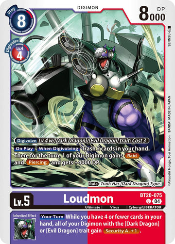 Loudmon [BT20-075 U] [Release Special Booster 2.5]
