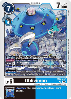 Oblivimon [BT20-052 U] [Release Special Booster 2.5]