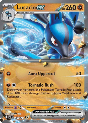 Lucario ex [051/131] [Prismatic Evolutions] Holofoil