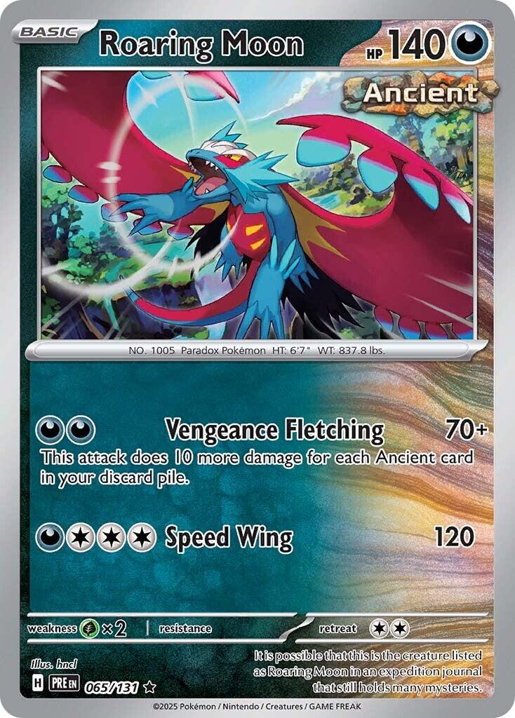 Roaring Moon [065/131] - (Prismatic Evolutions) Reverse Holofoil
