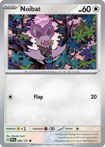 Noibat [090/131] [Prismatic Evolutions] Reverse Holofoil