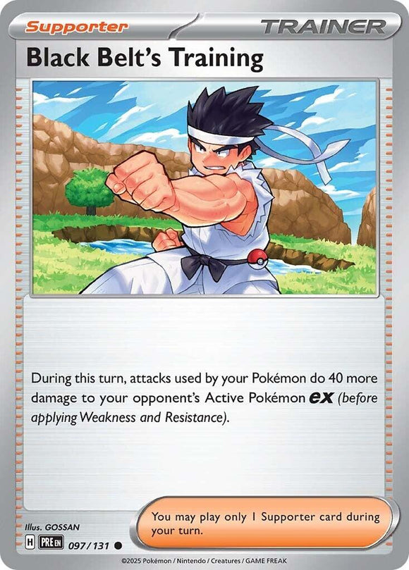 Black Belt's Training - 097/131 [097/131] [Prismatic Evolutions] Reverse Holofoil