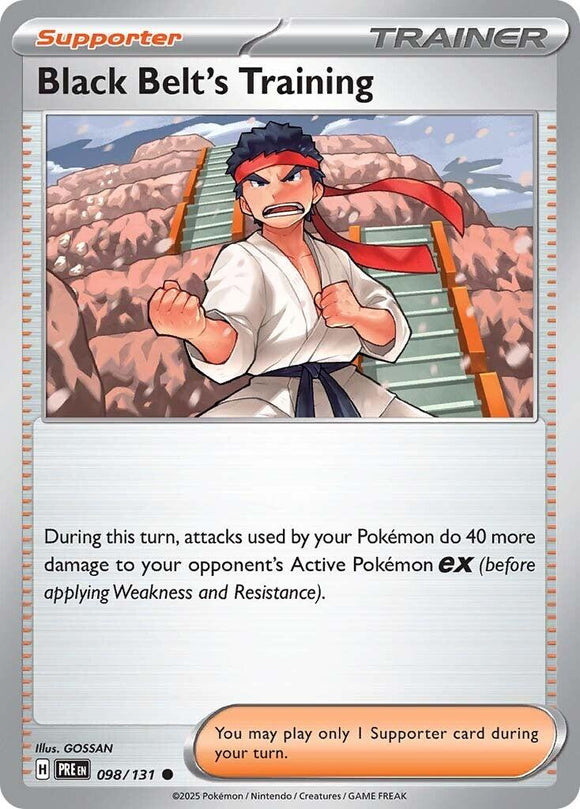 Black Belt's Training - 098/131 [098/131] [Prismatic Evolutions] Reverse Holofoil