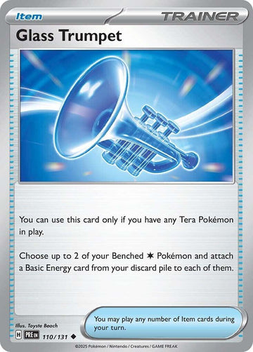 Glass Trumpet [110/131] [Prismatic Evolutions] Reverse Holofoil
