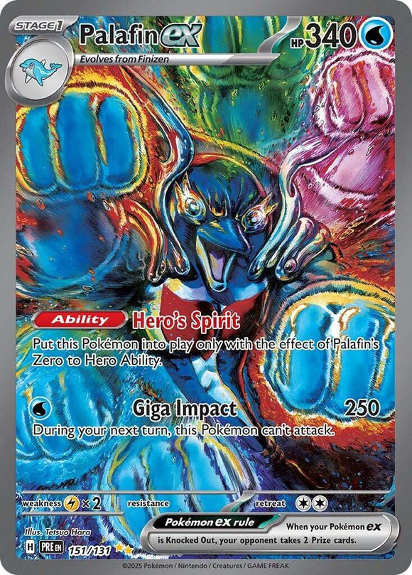 Palafin ex [151/131] [Prismatic Evolutions] Holofoil