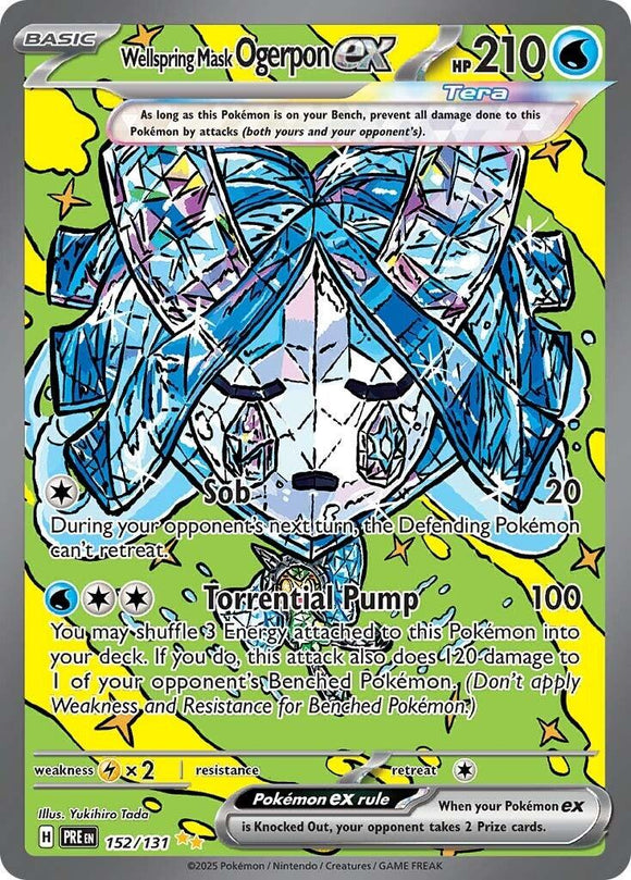 Wellspring Mask Ogerpon ex [152/131] - (Prismatic Evolutions) Holofoil
