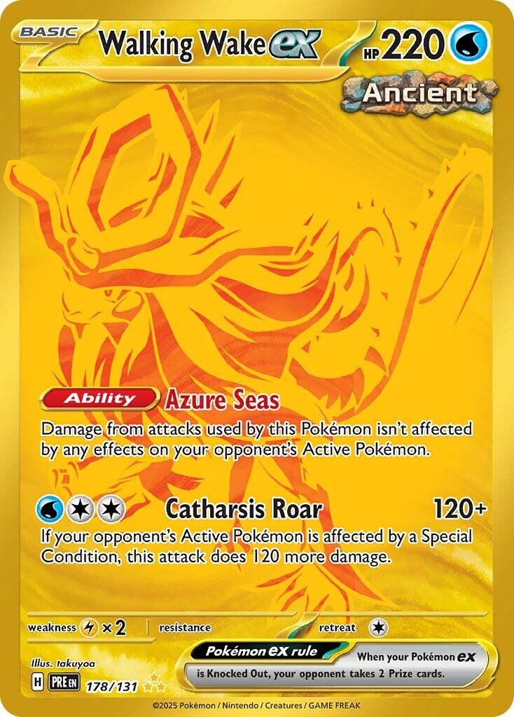Walking Wake ex [178/131] - (Prismatic Evolutions) Holofoil