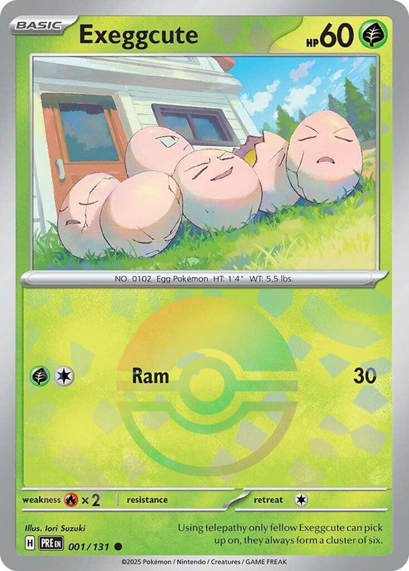 Exeggcute (Poke Ball Pattern) [001/131] - (Prismatic Evolutions) Holofoil