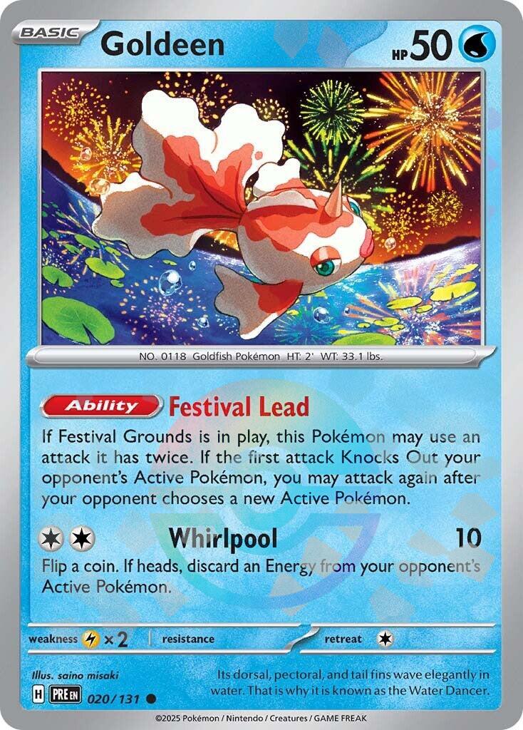 Goldeen (Poke Ball Pattern) [020/131] - (Prismatic Evolutions) Holofoil