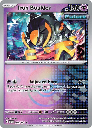 Iron Boulder (Poke Ball Pattern) [046/131] - (Prismatic Evolutions) Holofoil