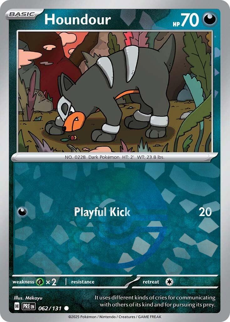 Houndour (Poke Ball Pattern) [062/131] - (Prismatic Evolutions) Holofoil