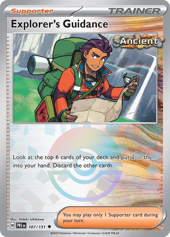 Explorer's Guidance (Poke Ball Pattern) [107/131] [Prismatic Evolutions] Holofoil